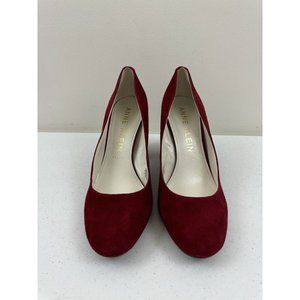 Anne Klein Lonnie Heels Women's Size 10 Red Leather